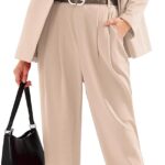 Relaxed-Fit High-Stretch Waist Blazer And Trousers Set