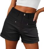 Summer Casual Mid-Rise Distressed Stretchy Denim Shorts