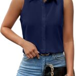 Stylish Printed Sleeveless Casual Top