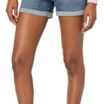 Mid-Rise Slim-Fit Denim Shorts—Casual And Minimalist